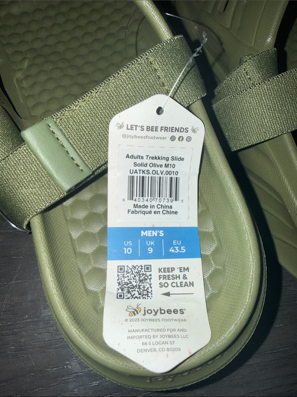 Size 10 Joybees Trekking Slide - Picture 5 of 5